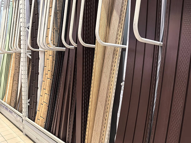 istock Diverse selection of textured materials displayed in a well-lit store 2206666340