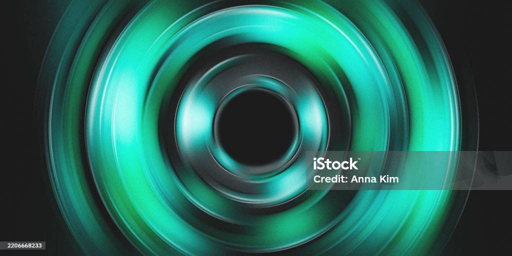 Spin Color Effects Spin Blur Effect In Green Color With Grainy Texture Stock Illustration ...