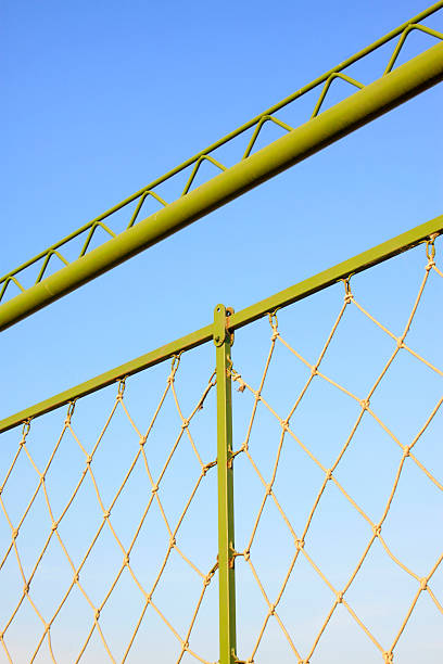 Metal frame and fiber rope