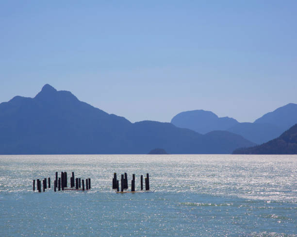 Canada Britissh Columbia, Howe Sound waterway Vancouver  British Columbia