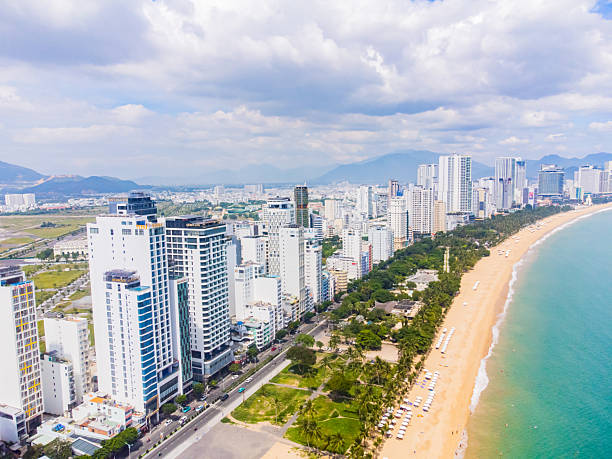 istock Top view of the seaside resort. 2206675131