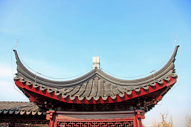 istock Chinese traditional pavilion roof 2206676522