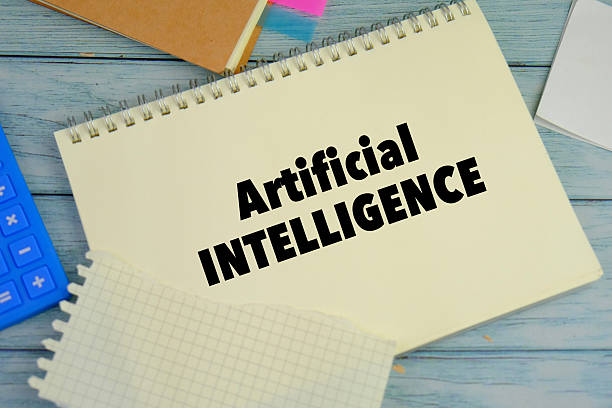 istock Letter of AI or Artificial Intelligence on a notebook as a up to date technology and design concept 2206676725