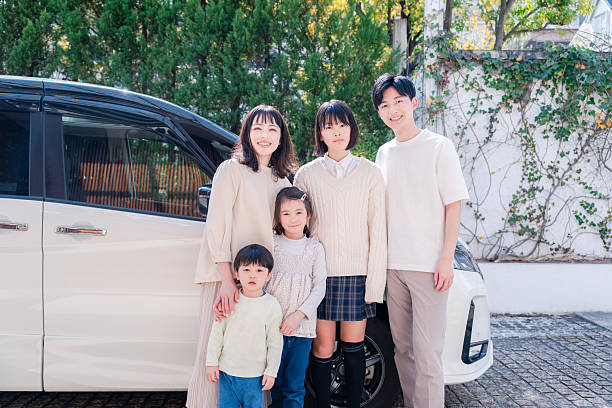 istock Families traveling by car 2206683073