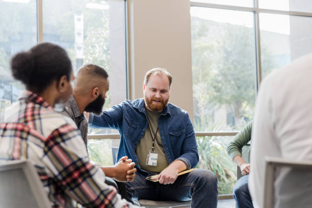 istock Group Therapy Session:  Mental Health Support and Emotional Wellbeing 2206686227