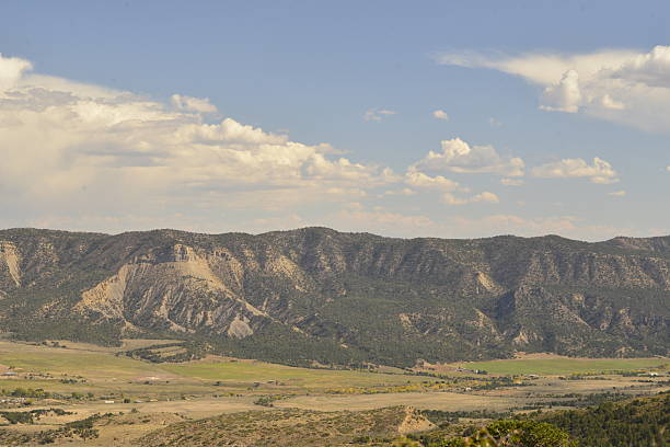istock Rugged Mountain Ridge with Exposed Rock Faces and Forested Slopes at Mesa Verde National Park 2206689448