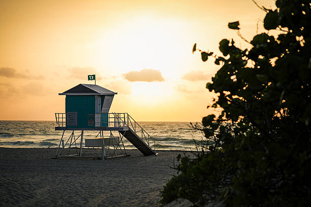 istock Lifeguard Tower in Sunny Isles Beach 2206699051