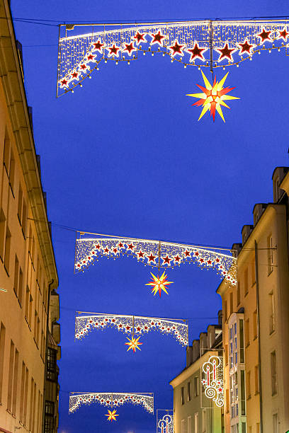 istock A building with a large star hanging from the top in Dresden Germany 2206702270