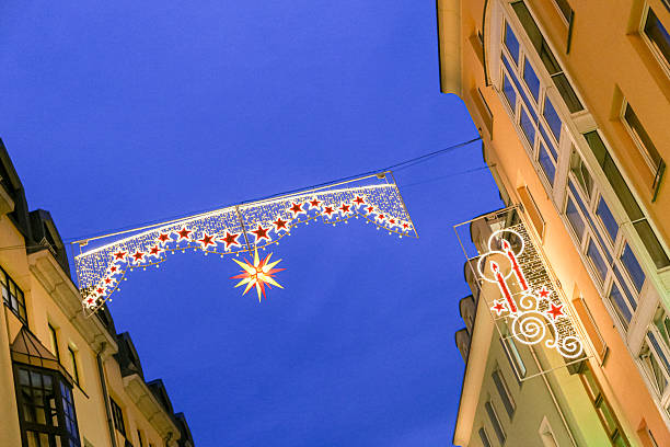 istock A building with a large star hanging from the top in Dresden Germany 2206702272