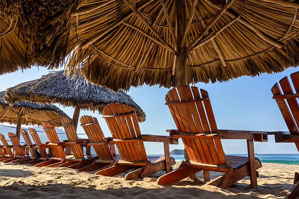 istock beach chairs overlooking the sea 2206703657