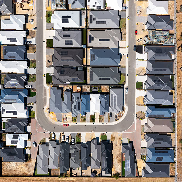 istock Aerial View new residential area in Perth. 2206703821