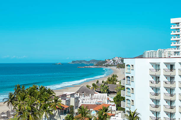 istock Pov watching the beach from the room 2206705046