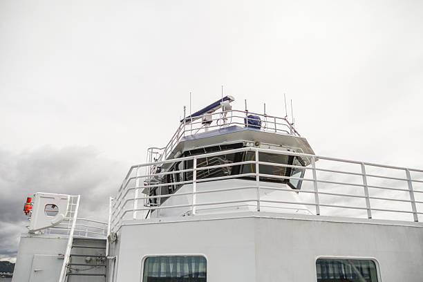 9 April 2025 - Portsmouth, Uk - Traveling across Portsmouth Harbour on the Gosport Ferry