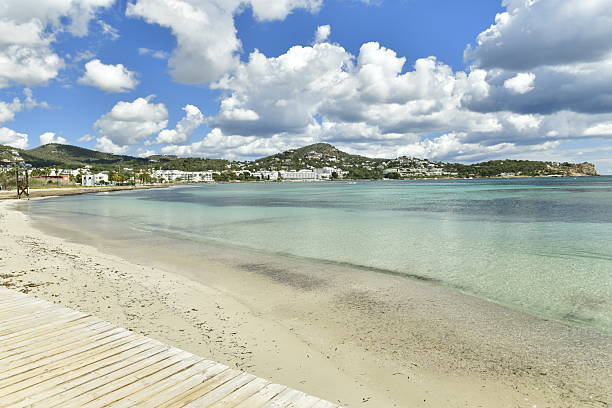 Beautiful bay close to Ibiza town.