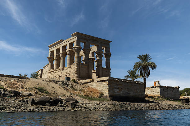 istock Aswan, Egypt -March 1st, 2025-Trajan's Kiosk at Philae, Egypt. 2206718131