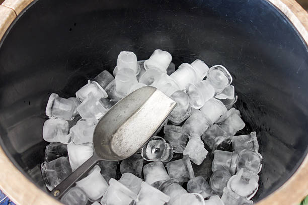 istock Ice scoop and ice in Ice bucket 2206718261