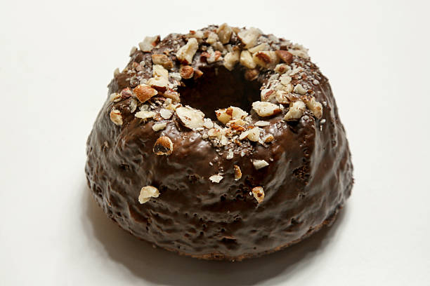 Delicious classic chocolate almond kouglof