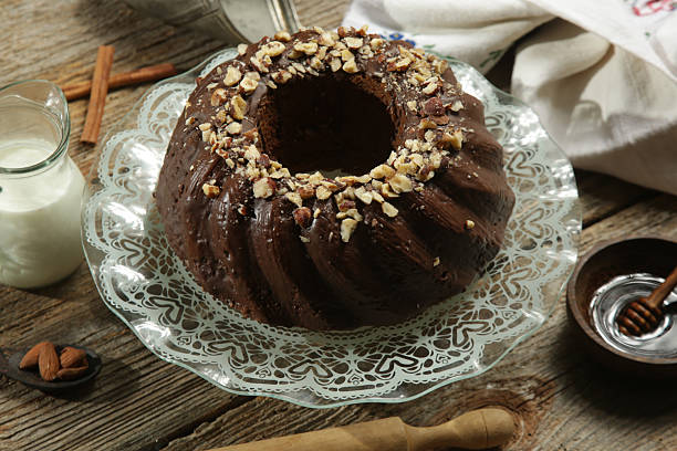 istock Delicious classic chocolate almond kouglof 2206723136
