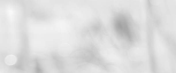 istock Soft and ethereal white and gray abstract background with blurred bokeh lights. Realistic bokeh photos for website banner backgrounds with bright colors. 2206725176