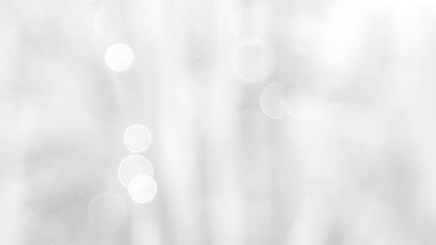 istock Abstract white background featuring soft, circular bokeh lights creating a gentle and ethereal atmosphere. 2206725303