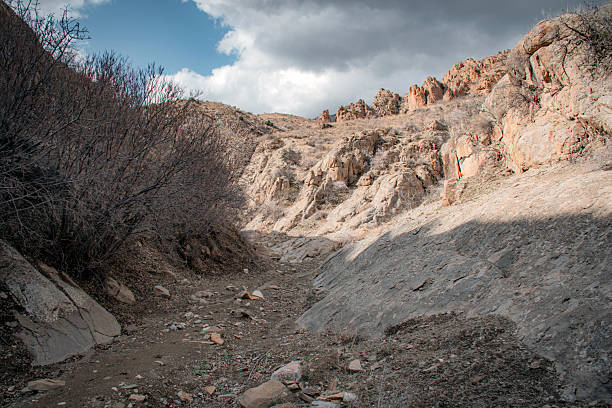 Desert landscape in the mountains