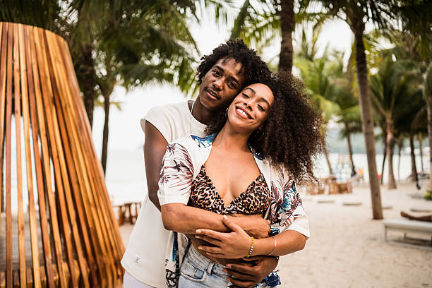 istock Happy Couple Posing Together 2206735020