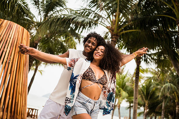 istock Young Love on a Tropical Beach 2206735050