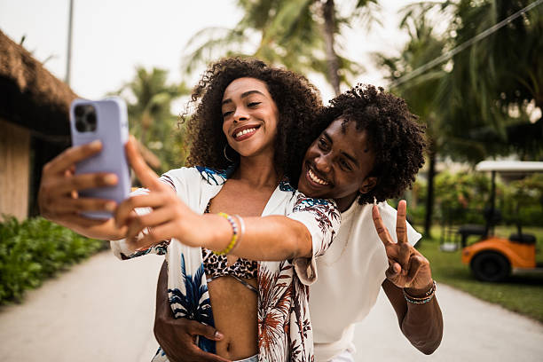 istock Selfie Moment at the Resort 2206735120
