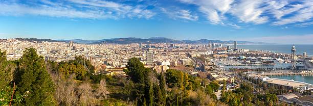 istock Barcelona Spain Cityscape Aerial Skyline Panorama 2206740821