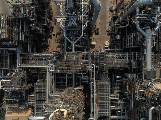 istock new mega project construction petroleum and gas refinery in the industrail zone 2206777462