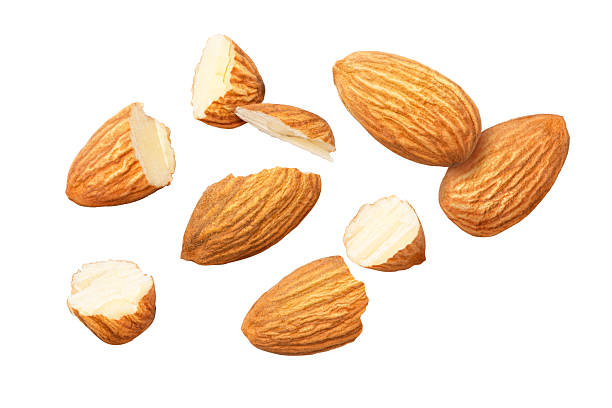 almendra volando - almendra fotografías e imágenes de stock
