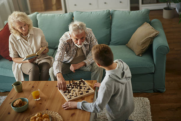 istock Relaxing weekend with grandparents! 2206786564