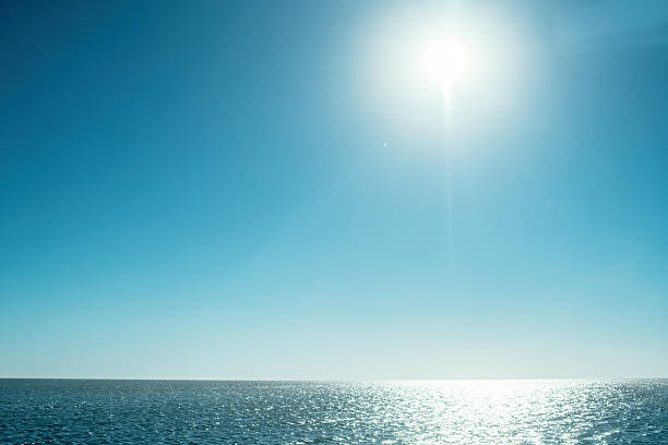 Sea and sky in a sunny day