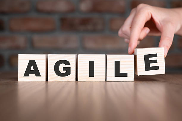 istock Agile word with wooden blocks on table 2206799134