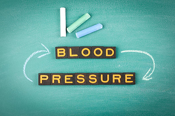 istock Blood Pressure Concept Written on Chalkboard with Arrows and Chalk 2206805381