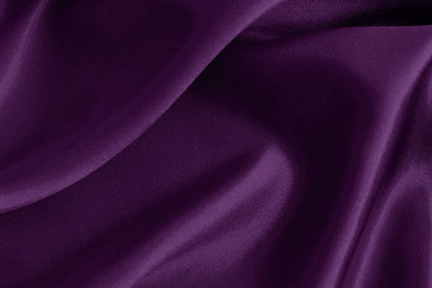 istock Purple fabric cloth texture for background and design art work, beautiful crumpled pattern of silk or linen. 2206806420