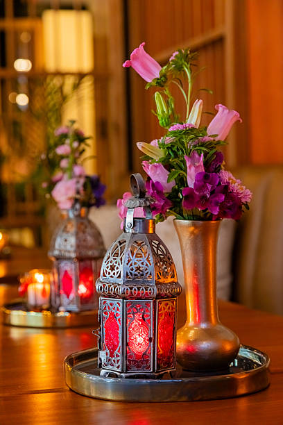 istock table with candles and glass lamps 2206807485