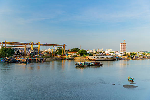istock The river is in the city. 2206810276
