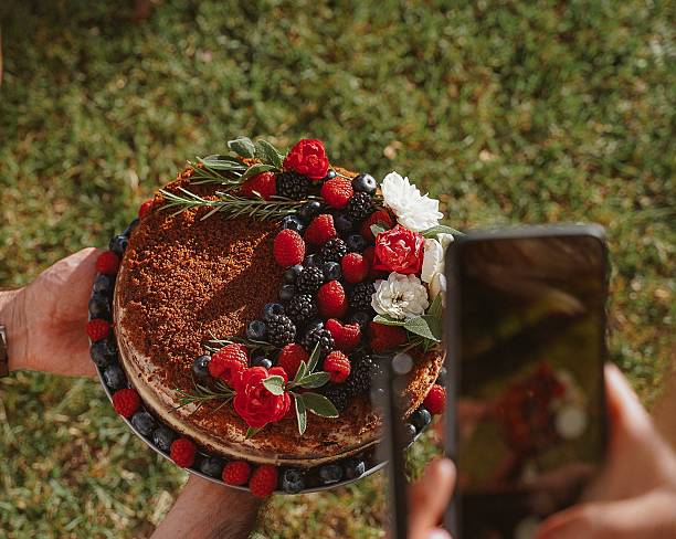 istock Capturing a Delicious Berry Cake in Perfect Detail 2206816836