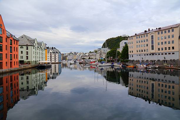 istock Old Alesund city, Norway 2206828226