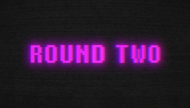 istock Illustation animation of round two title animation. 2206830096