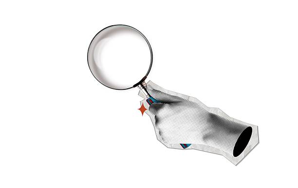 istock Hand holding a magnifying glass, blending contemporary design with abstract elements. Ideal for educational, investigative, and research-themed projects. 2206832154