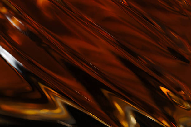 luxury glass perfume bottle closeup