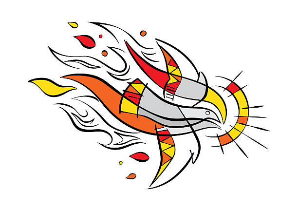 vector illustration or drawing of the holy spirit - pfingsten stock-grafiken, -clipart, -cartoons und -symbole