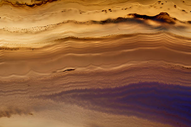 istock Agate macro detail. close-up of a textured semi-precious gemstone background. backlight transparency 2206850399