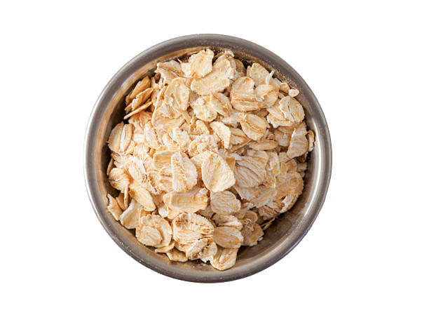 istock Gluten free wholegrain oat flakes. 2206857928