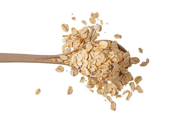 istock Gluten free wholegrain oat flakes. 2206857986