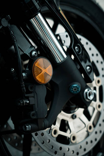 istock Detailed Heavy Bike Brake System for Biking Performance Ads 2206859578