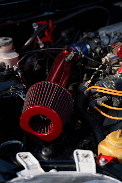 istock Air Filter in High-Speed Sports Car Engine for Enthusiasts 2206860749