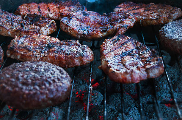 Grilled Meats on a BBQ Grill: A Flavorful Feast